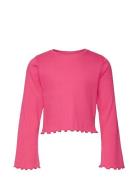 Vmlavender Ls Cropped Top Jrs Girl Pink Vero Moda Girl