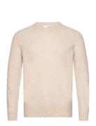 Slhrai Ls Knit Crew Neck Noos Cream Selected Homme