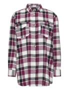 Uspa Flannel Shirt Boa Women Pink U.S. Polo Assn.