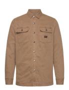 Canvas Workwear Overshirt Brown Superdry
