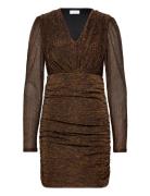 Vijaade L/S V-Neck Dress/Dc Brown Vila