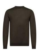 Onsmateo Life Reg 12 Merino Crew Knit Khaki ONLY & SONS