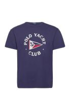 Classic Fit Polo Yacht Club T-Shirt Navy Polo Ralph Lauren