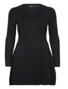 Onlalma L/S O-Neck Dress Knt Noos Black ONLY