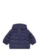 Water-Repellent Down Jacket Navy Ralph Lauren Baby