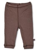 Legging, Rose Brown Drop Needle, Merino Wool Brown Smallstuff