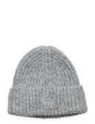 Rib Knit Beanie Hat Grey Superdry