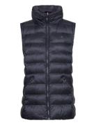 Mw Padded Global Stripe Vest Navy Tommy Hilfiger