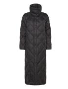 Diamond-Quilted Maxi Down Coat Black Lauren Ralph Lauren