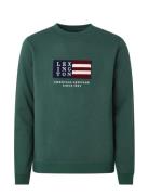 Barry Cotton Sweatshirt Green Lexington Clothing