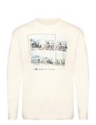 Printed Longsleeve Cream Tom Tailor