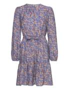 Dress Leyla Print Blue Lindex