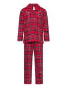 Pajama Flannel Yd Check Red Lindex