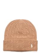 Wool Blend-Wool Cash Cuff Hat Brown Polo Ralph Lauren