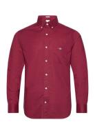 Reg Classic Poplin Shirt Burgundy GANT