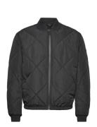 Signature Quilt Bomber Black Calvin Klein