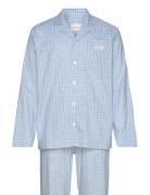 Check Pajama Set Shirt And Pants Blue GANT