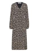 Mschrhian Dress Aop Black MSCH Copenhagen