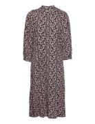 Karola Raye 3/4 Dress Aop Purple MSCH Copenhagen