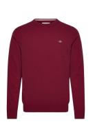 Superfine Lambswool C-Neck Burgundy GANT