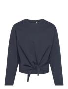 Nkfvaya Ls Loose Top Navy Name It