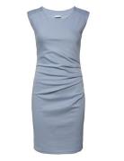 Kaindia Round-Neck Dress Blue Kaffe