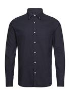 Cotton L/S Oxford Shirt Navy Superdry