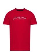 Jjzuri Tee Ss Crew Neck Jnr Red Jack & J S