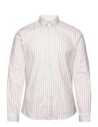 Striped Superflex Oxford L/S Beige Lindbergh