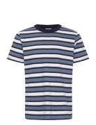 Cfthor Terry Striped Tee Blue Casual Friday