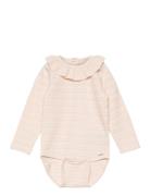 Body Ls Jacquard Pink Minymo