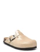 Clogs Nubuck Leather Beige En Fant