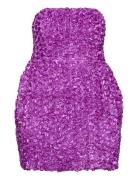 3D Flower Mini Dress Purple ROTATE Birger Christensen