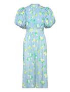 Jacquard Puffy Dress Blue ROTATE Birger Christensen