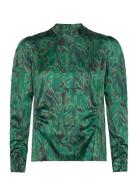 D6Endora Printed Turtle Top Green Dante6