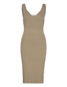 Hollie Knitted Dress Beige Notes Du Nord