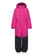 Penguin Snowsuit Kids Love 104 Pink ISBJÖRN Of Sweden