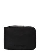 Leather Zip Wallet Black Les Deux