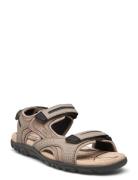 Uomo Sandal Strada D Beige GEOX