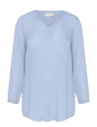 Kcami Ls Tunic Blue Kaffe Curve