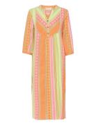 Crsola Caftan Dress - Mollie Fit Orange Cream