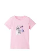 Photoprint T-Shirt Pink Tom Tailor