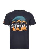 Great Outdoors Nr Graphic Tee Navy Superdry