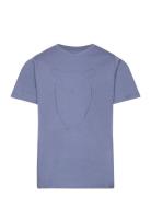 Big Owl T-Shirt - Gots/Vegan Blue Knowledge Cotton Apparel