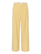 Paulagz Mw Wide Pants Yellow Gestuz