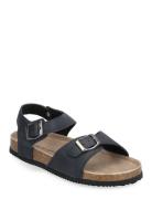 Sandals Velcro Straps Black Color Kids