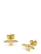 Dove Stud Earring Gold Bud To Rose