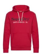 Venue Duo Logo Hoodie Red Superdry