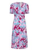 Dvf Anaba S/S Dress Blue Diane Von Furstenberg