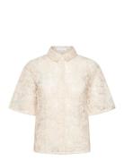 Shirt With Lace Cream Coster Copenhagen